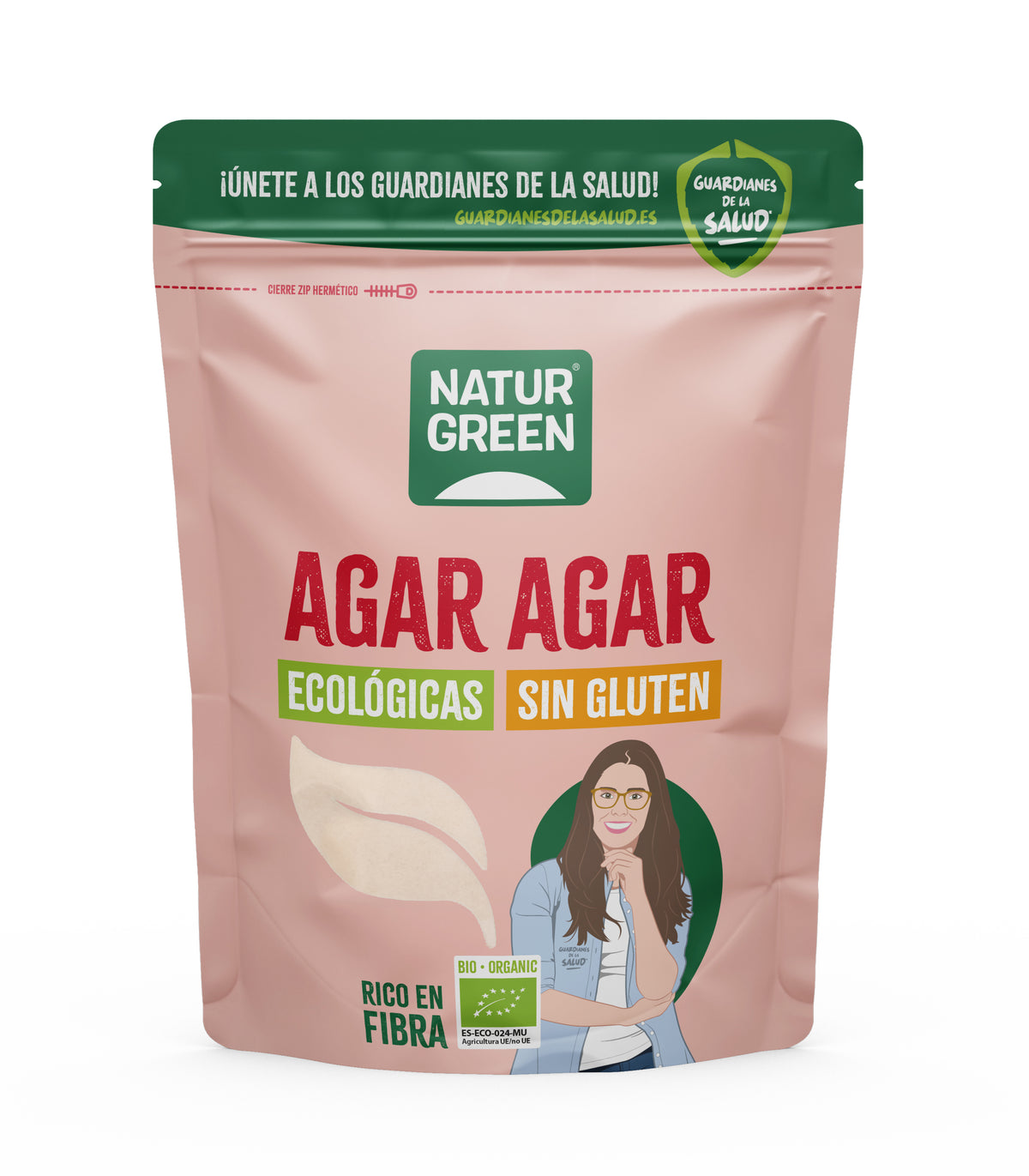 Agar Agar biologico in polvere NaturGreen 100 g