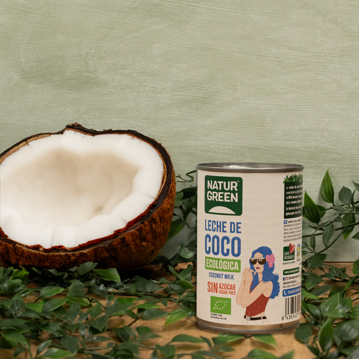 Latte di cocco biologico NaturGreen 400 g / 400 ml
