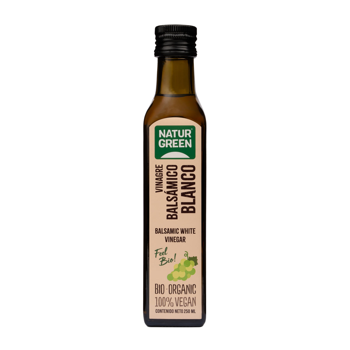 Aceto balsamico bianco biologico NaturGreen 250 ml