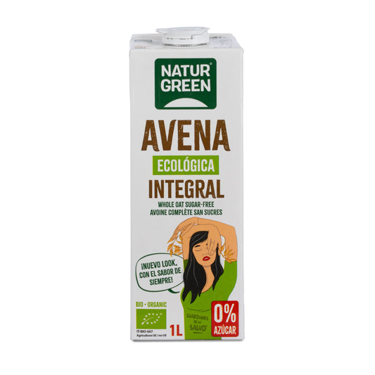 Bevanda di avena integrale 0% zuccheri Bio NaturGreen 1 L