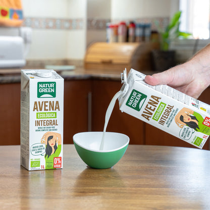 Bevanda di avena integrale 0% zuccheri Bio NaturGreen 1 L
