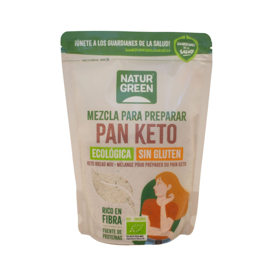 Miscela di farine per pane Keto senza glutine NaturGreen 400 g