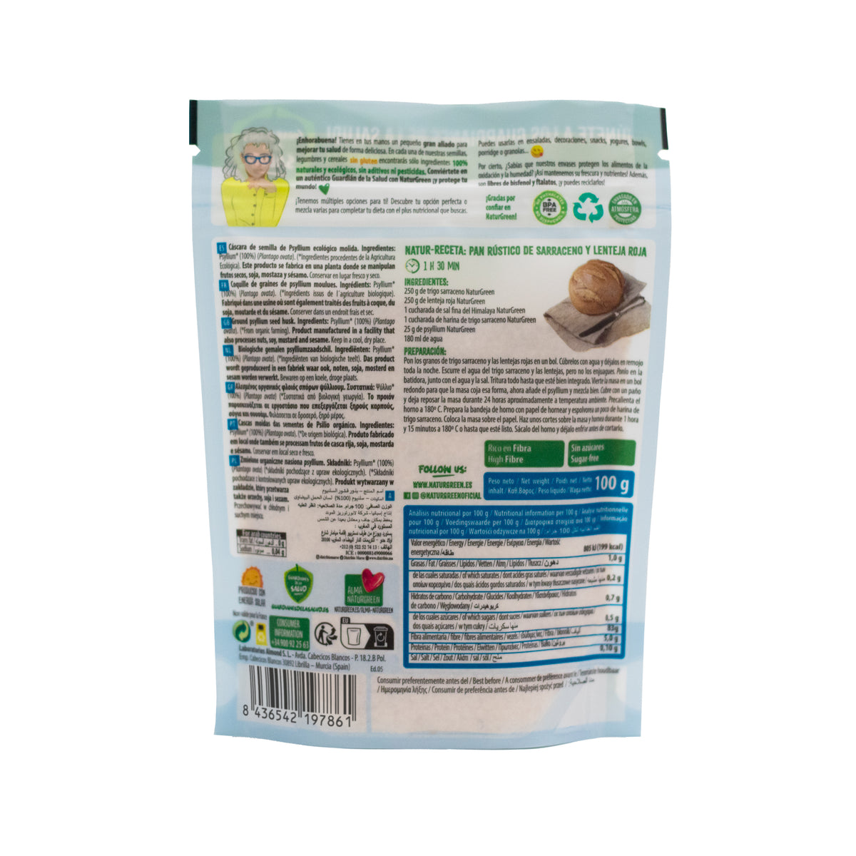 Semi di psillio biologici NaturGreen 100 g