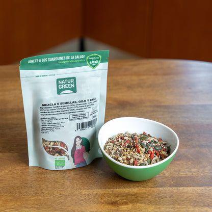 Miscela 6 semi Insalata Goji e Chia Bio NaturGreen 225 g