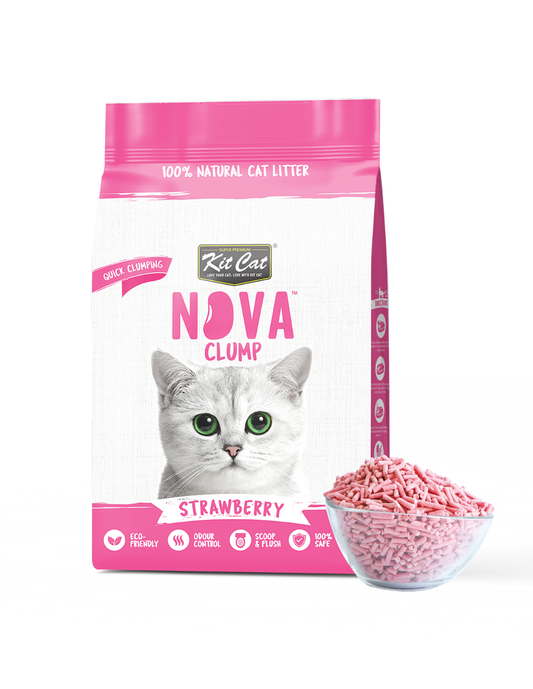 Kit Cat Arena Eco SoyaClump - Strawberry 7 L Sabbia per gatti
