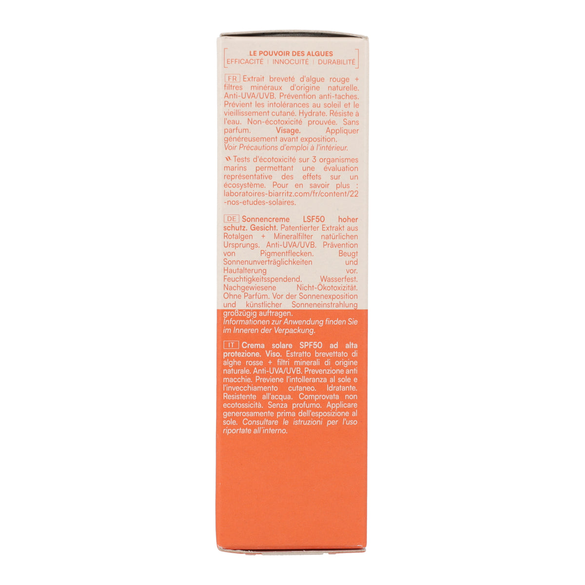 Crema solare viso SPF 50 Laboratorios Biarritz 50 ml