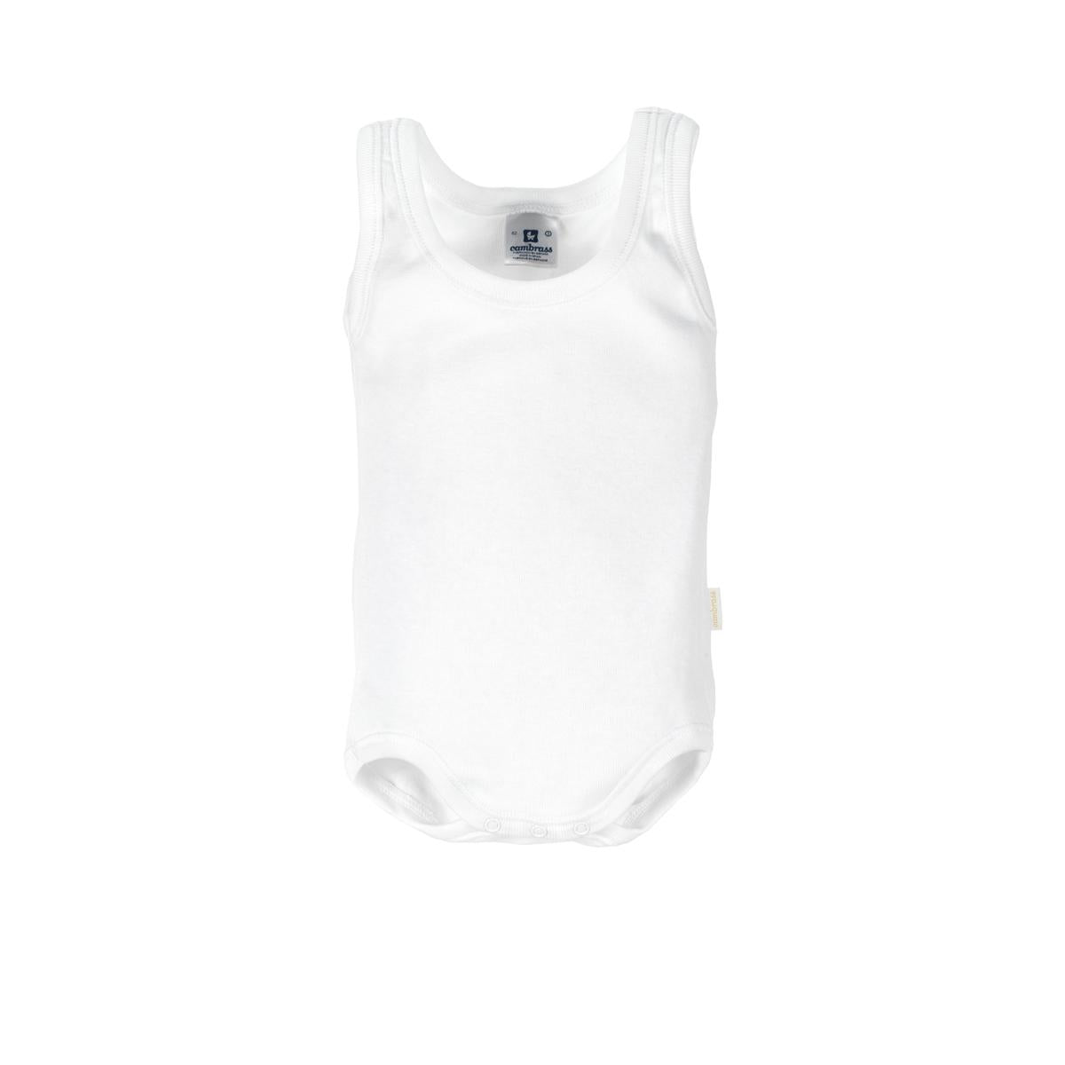Body desmangado sport en color blanco talla 12