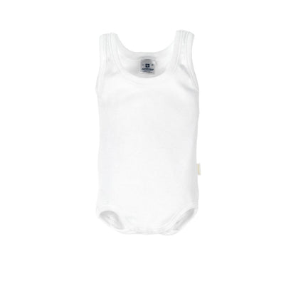 Body desmangado sport en color blanco talla 18