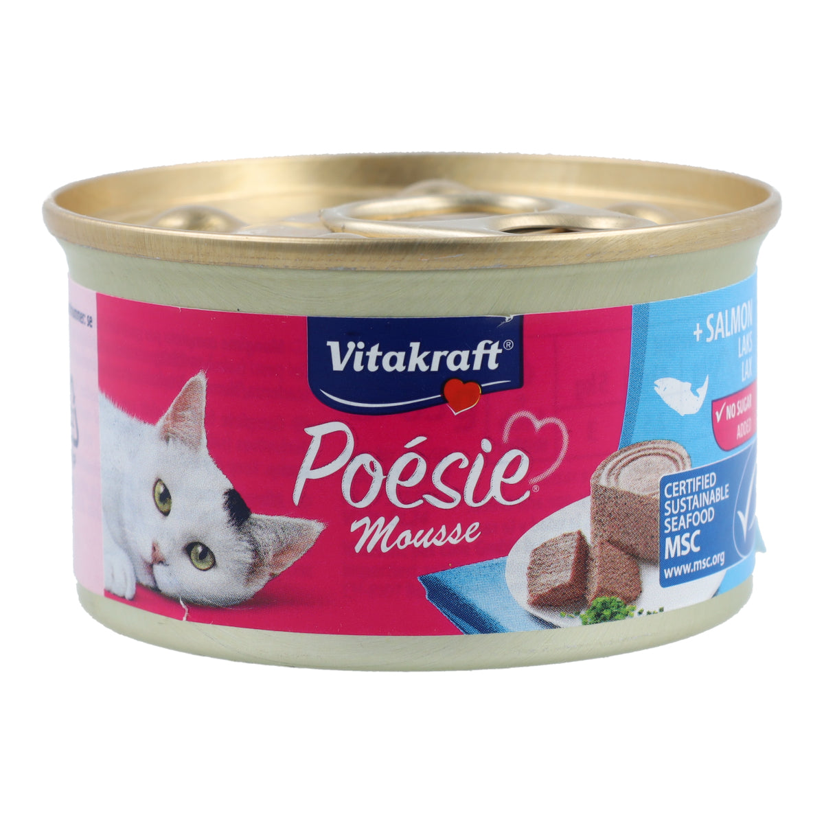 Vitakraft Latita Poésie mousse di salmone 85 g cibo umido per gatti