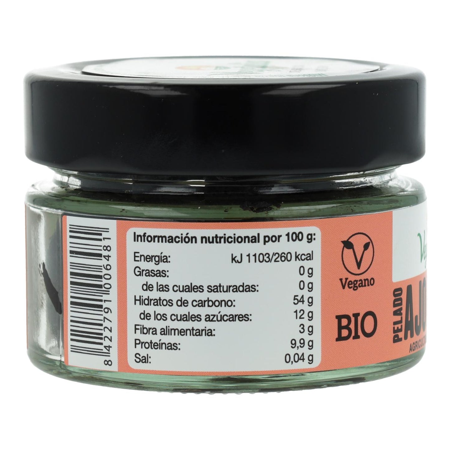 Ajo Negro pelado Vegetalia 200 g