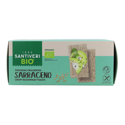 Fette biscottate leggere e croccanti di grano saraceno biologico Santiveri 100 g