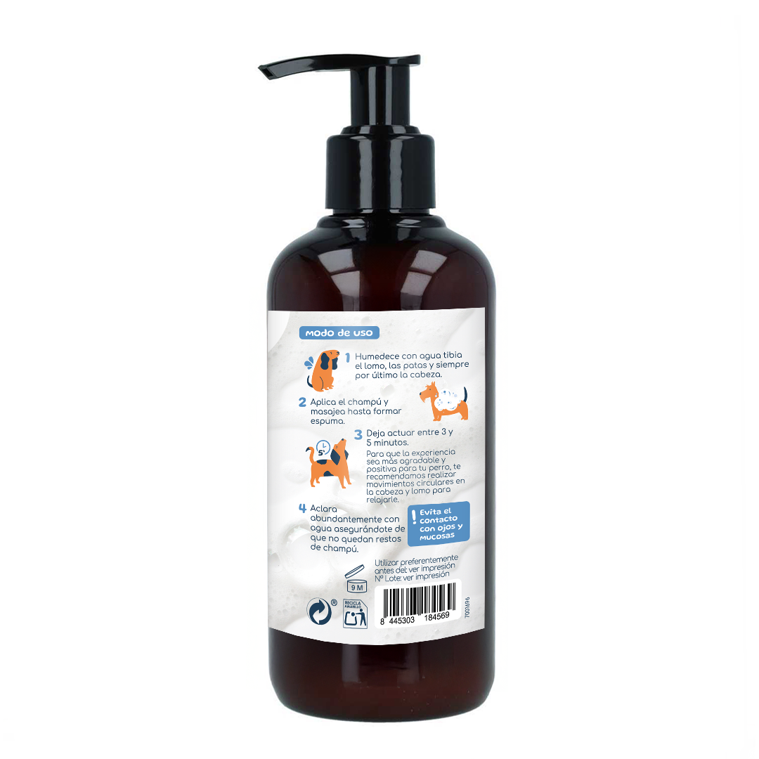 Champú natural para perros suavidad y brillo Totem Naturals 250 ml