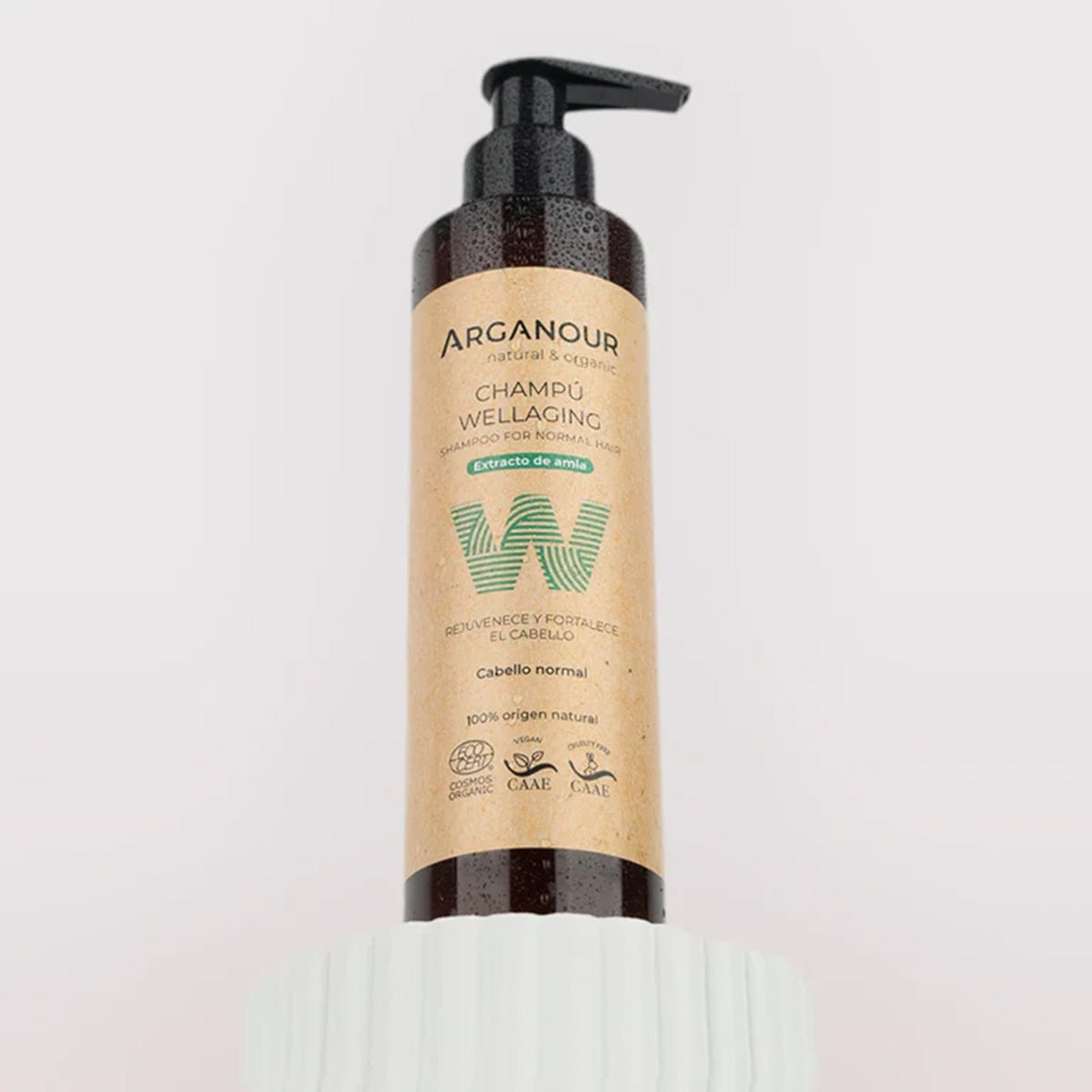 Champú wellaging sin sulfatos Arganour 200ml