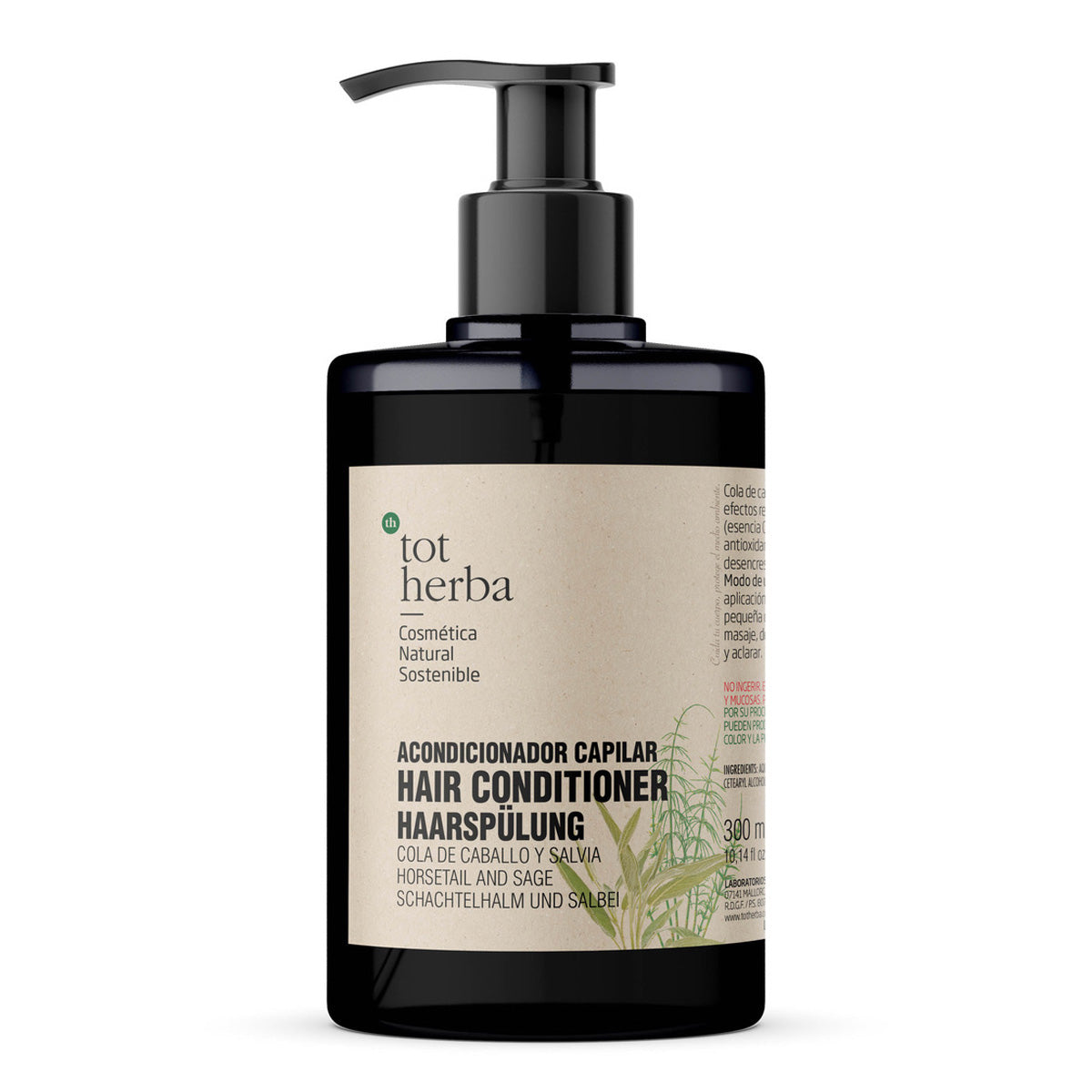 Acondicionador Cola de Caballo y Salvia, Tot Herba, 300 ml