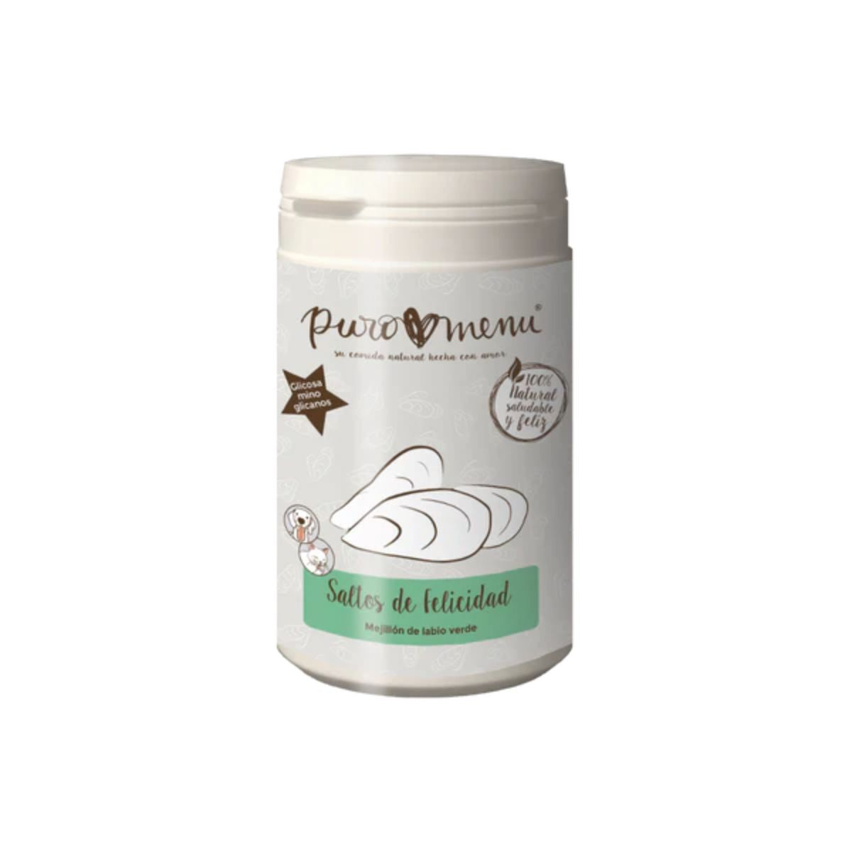 Saltos de Felicidad Mejillón de Labio Verde para perros y gatos 150 g