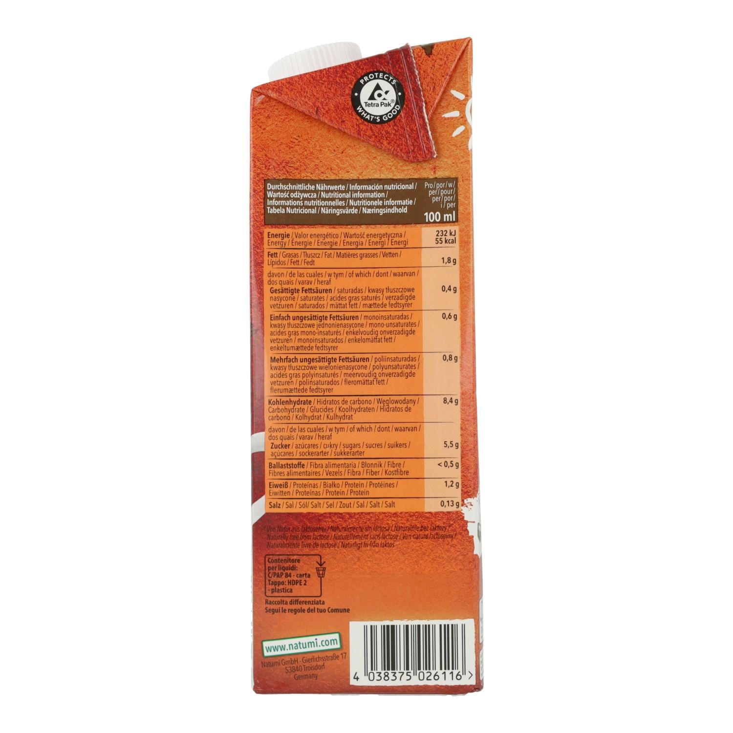 Bebida Avena Barista BIO Natumi 1 L