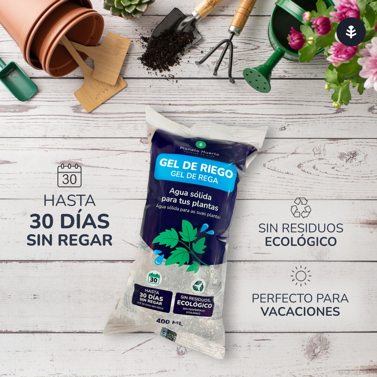Gel de Riego Planeta Huerto 400 ml