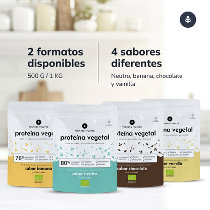 Proteína vegana Eco 75% vainilla Planeta Huerto 500 g