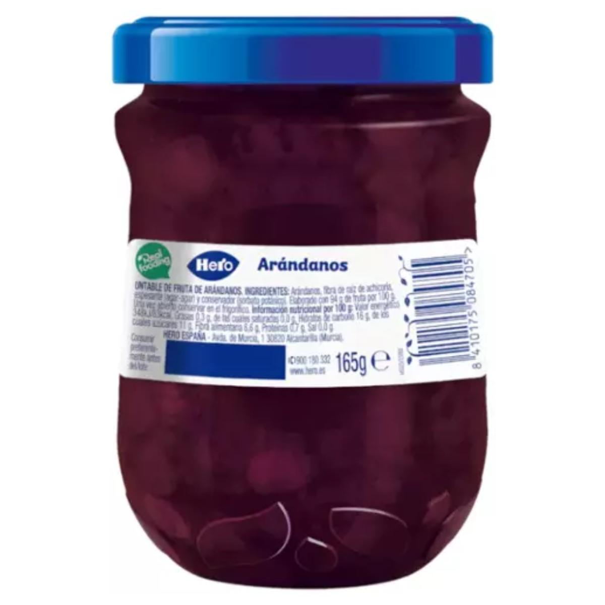 Hero Realfooding Untable de Fruta de Arándanos 165 g