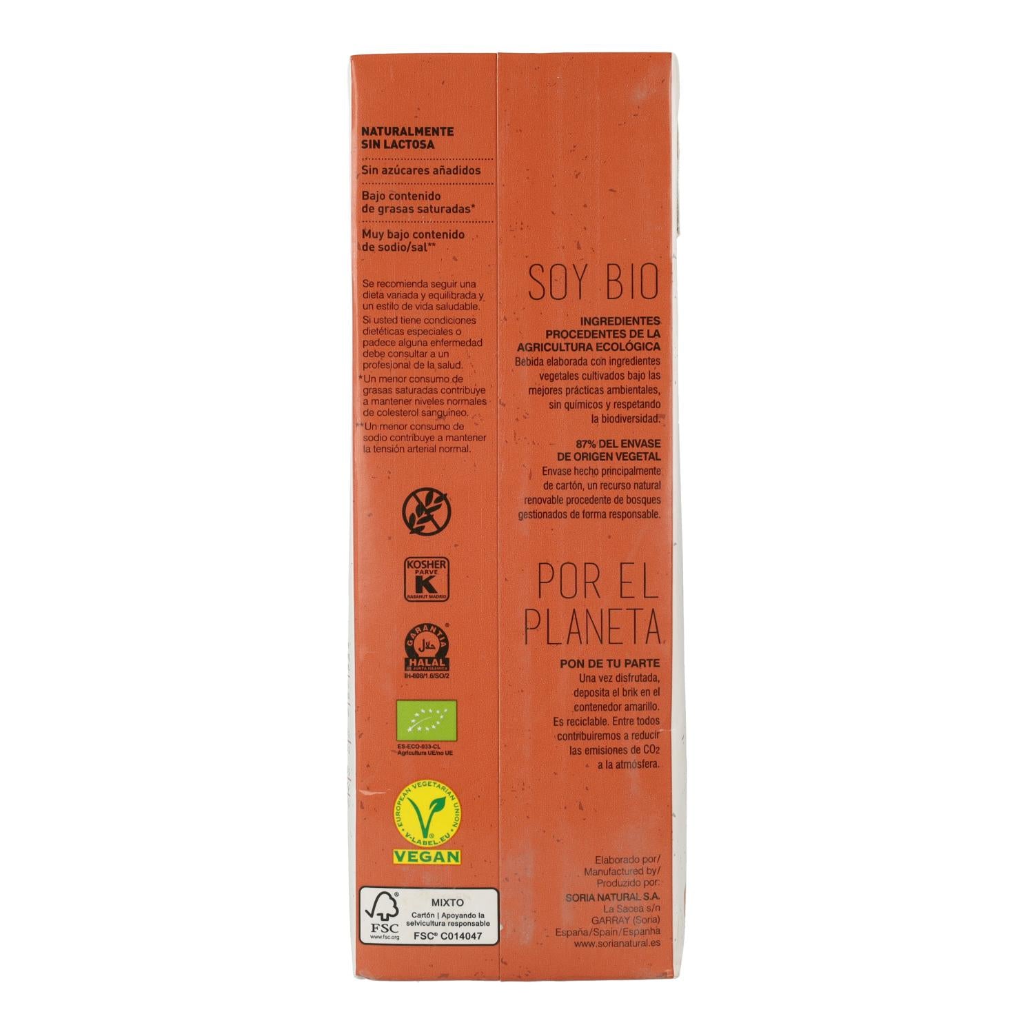 Bebida de Lino Soria Natural 1L
