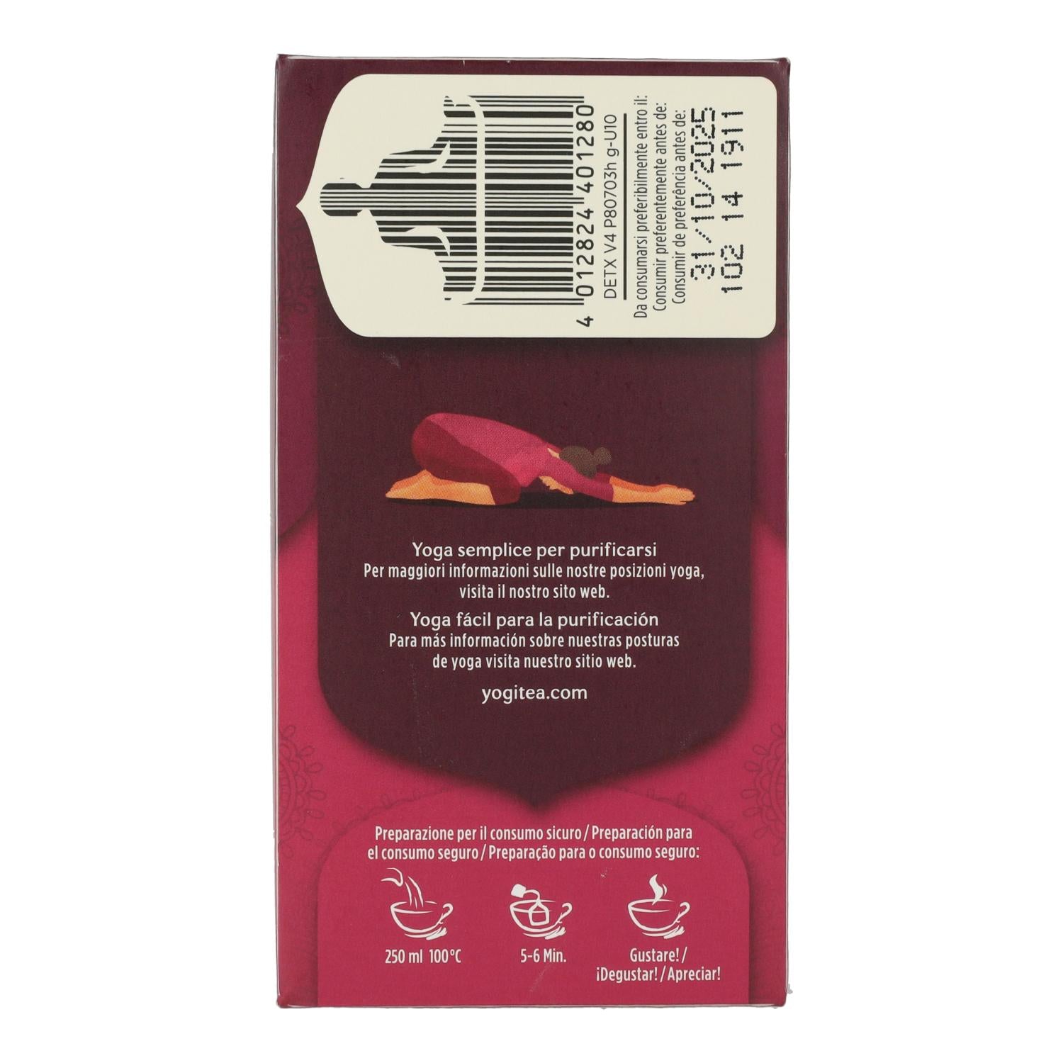 Yogi Tea BIO Detox, 17 bolsitas