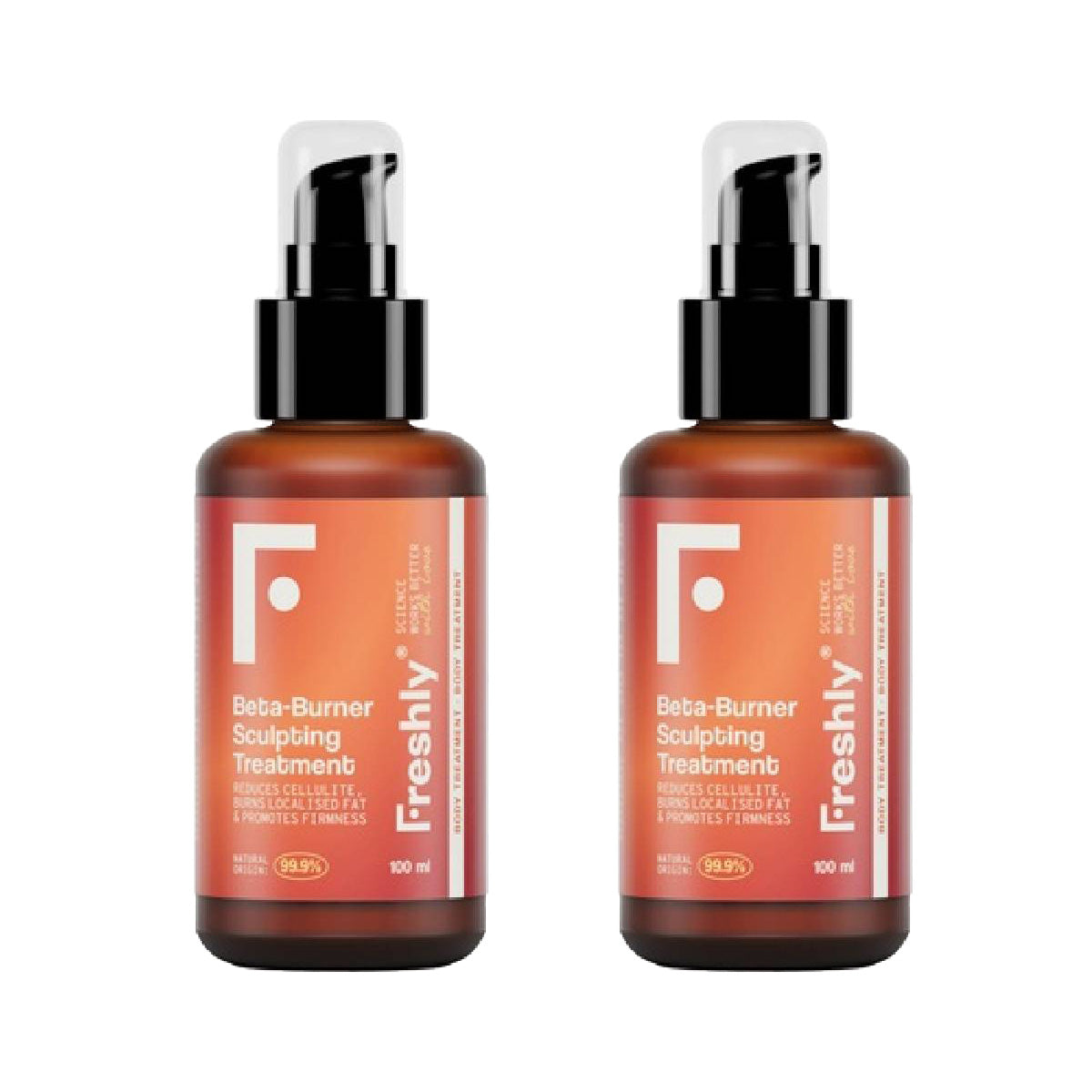 Pack 2x Tratamiento Modelador Beta-Burner Freshly 100ml