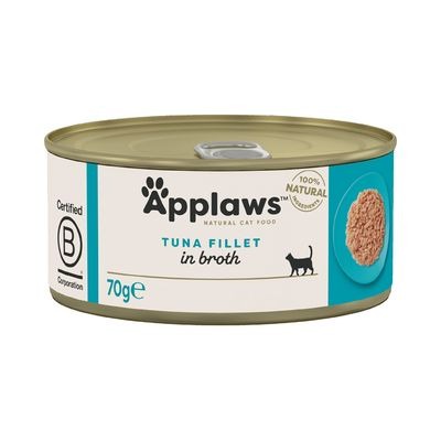Comida húmeda para gatos Lata Filete de atún 70 g Applaws