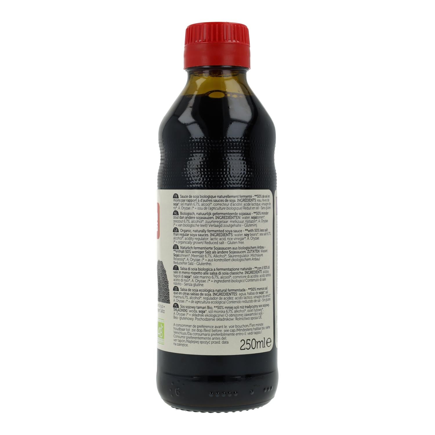 Salsa de soja Tamari 50% menos de sal ECO Lima  250 ml