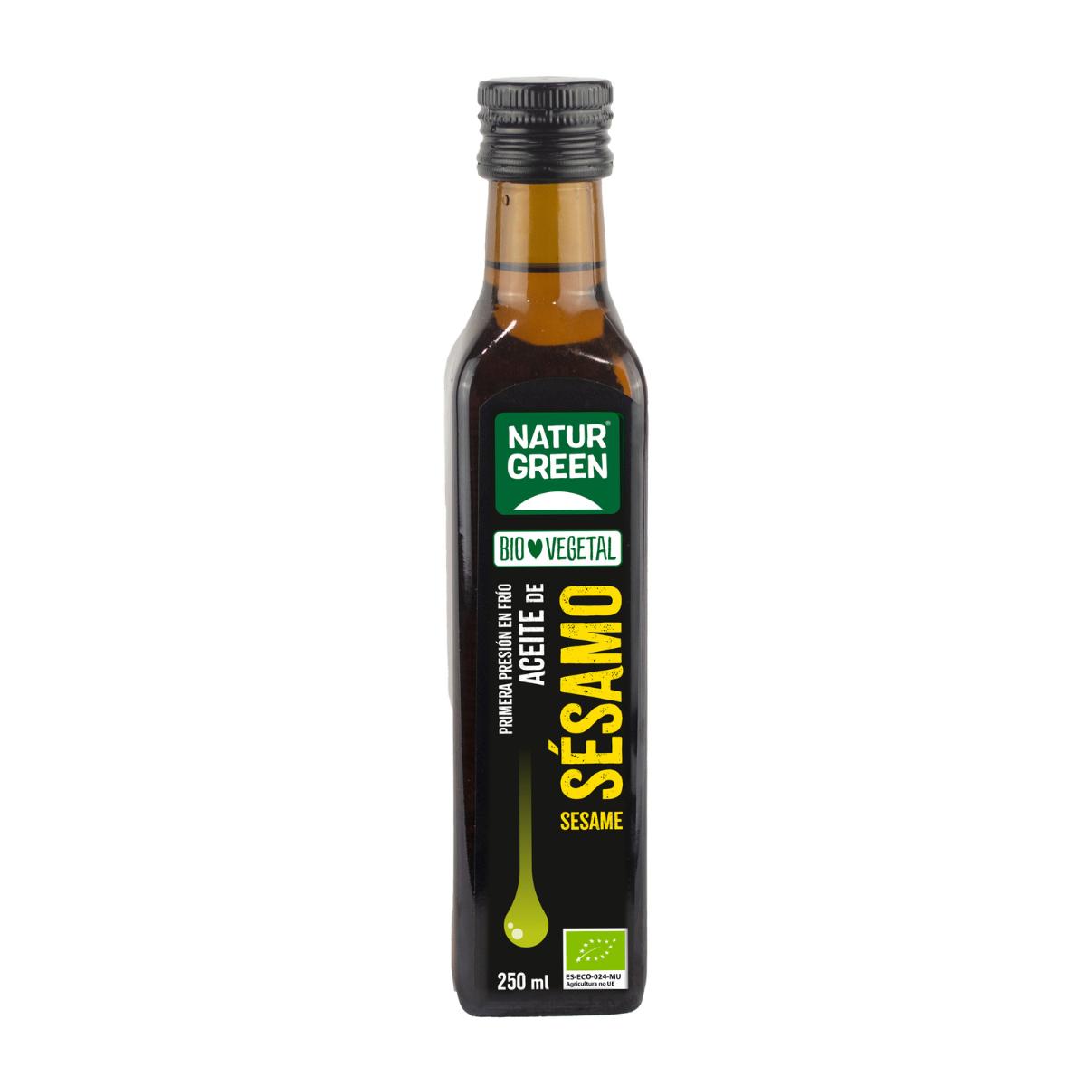 Aceite de Sésamo BIO  NaturGreen. 250 ml