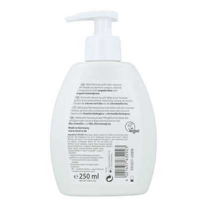 Recarga jabón de manos lima fresca Lavera  250 ml