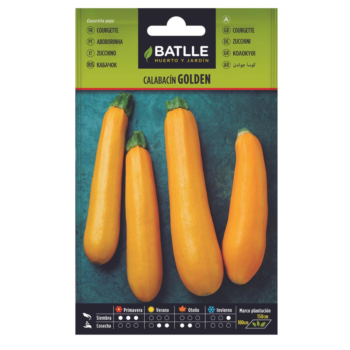 Semillas de Calabacín Golden Batlle