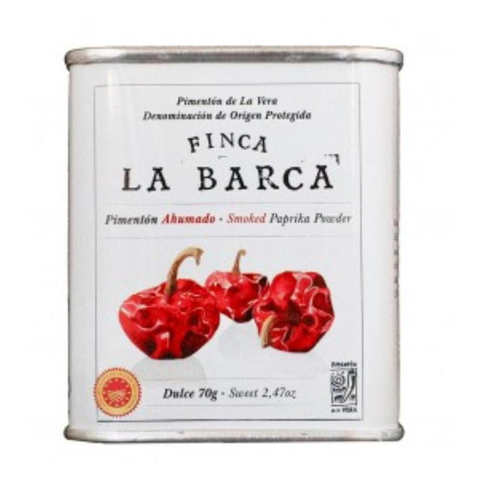 Pimentón dulce ahumado de La Vera (ñora) Finca la Barca 70g