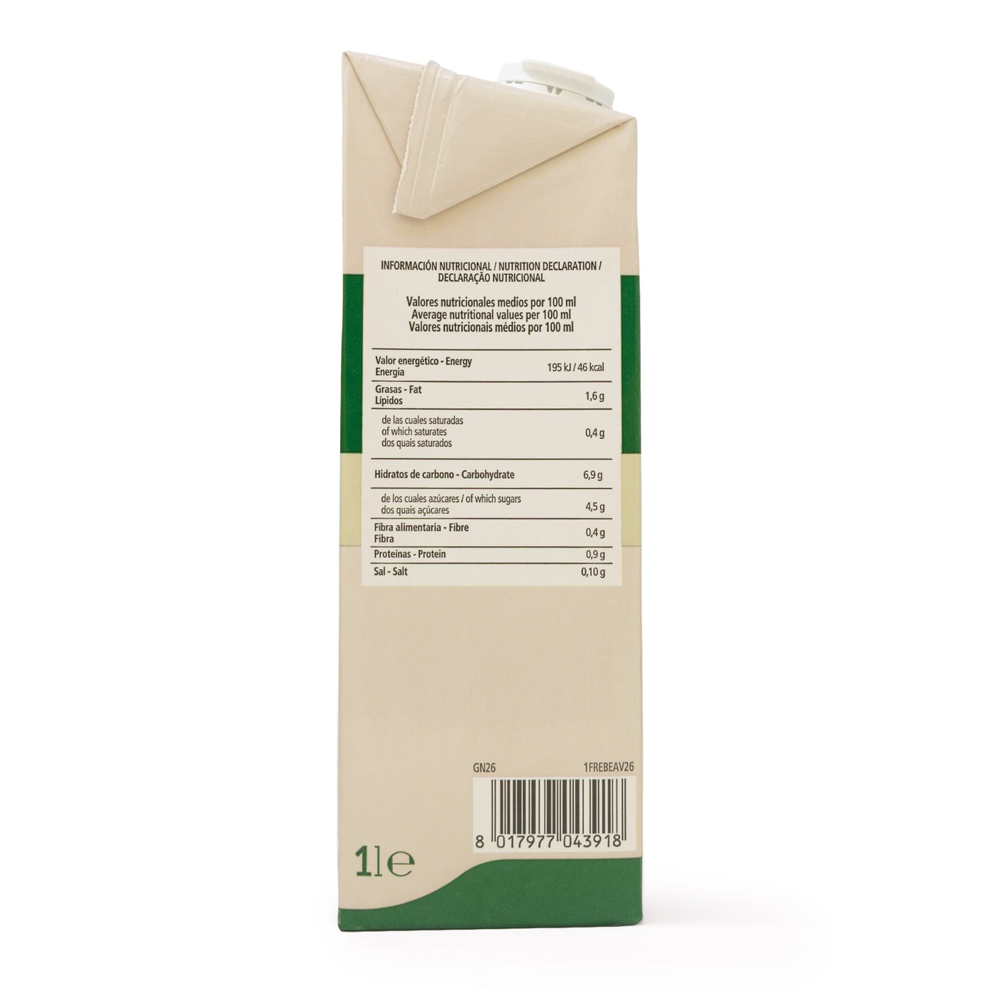 Confezione da 6 bevande di avena senza glutine La Finestra Sul Cielo 1 L