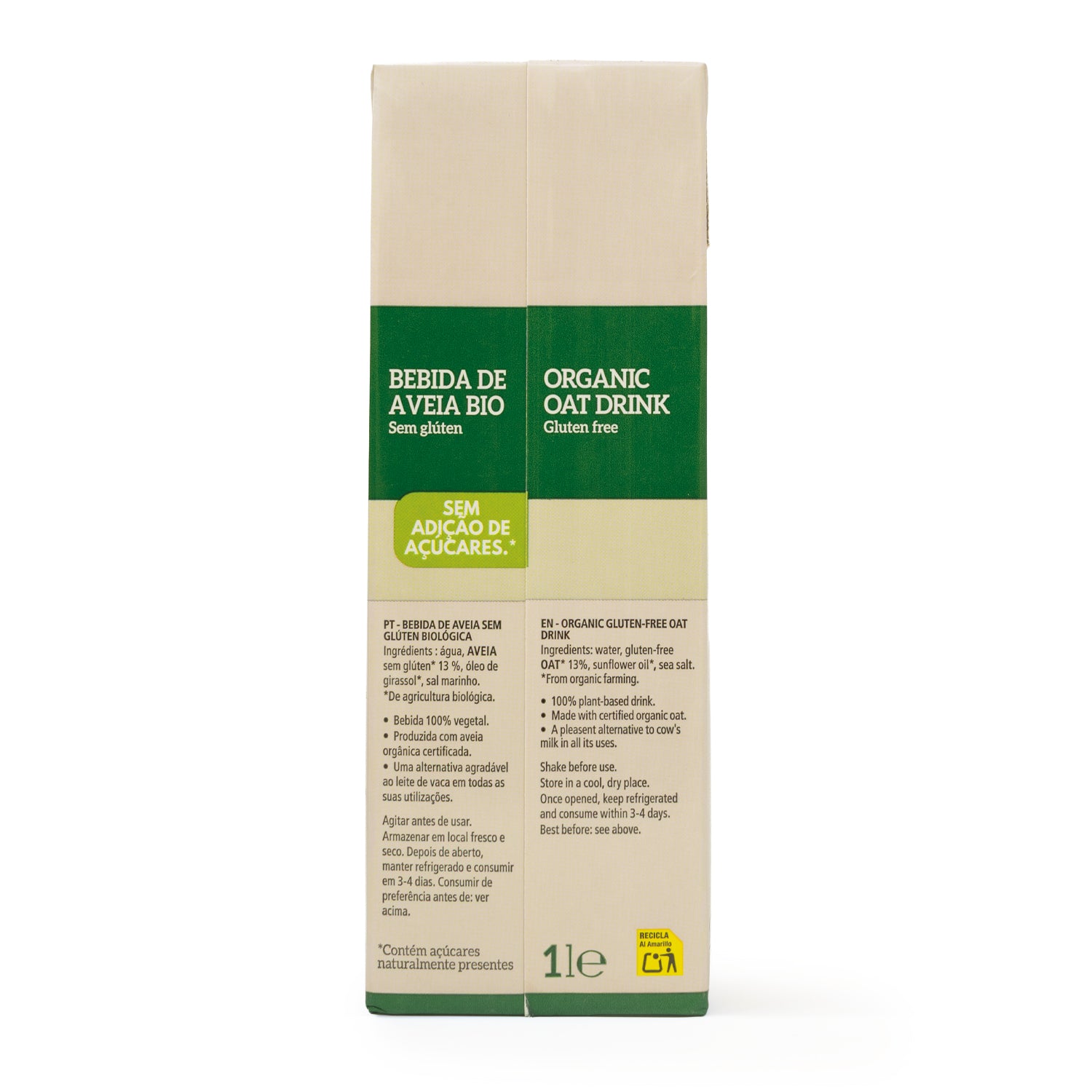 Confezione da 6 bevande di avena senza glutine La Finestra Sul Cielo 1 L