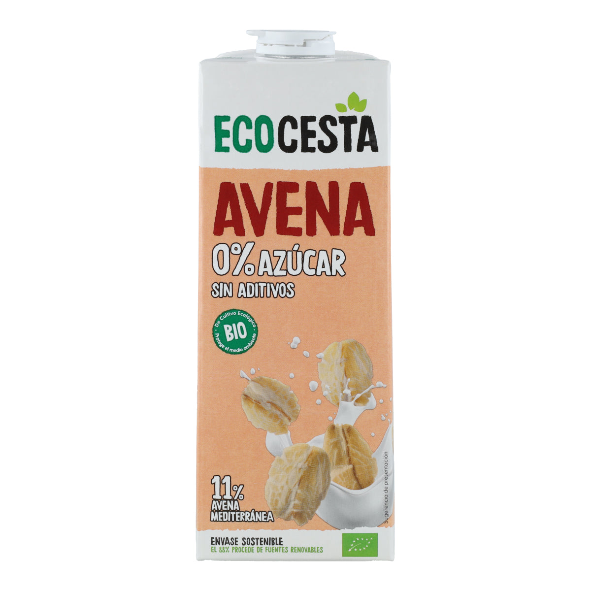 Bevanda vegetale all'avena 0% zucchero Bio Ecocesta 1L