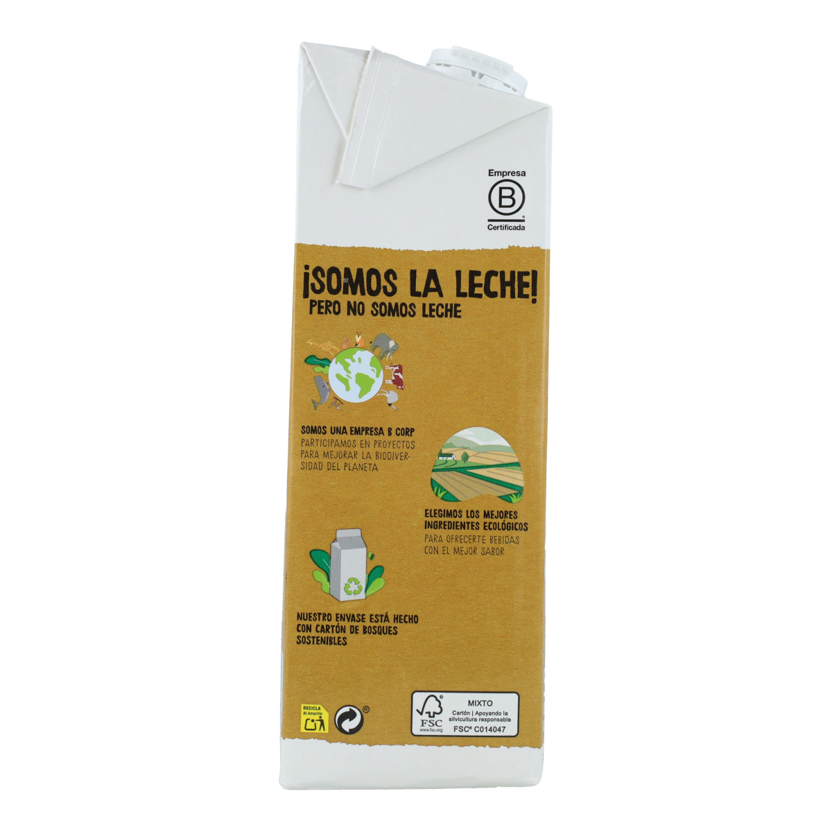 Bevanda vegetale di mandorle 0% zucchero biologico, 1L Ecocesta