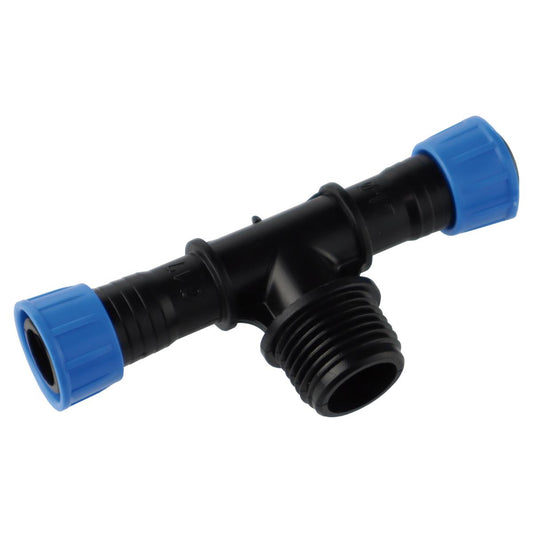 Te Rosca Macho 1/2" - Cinta Ø16 Click 3 unidades Aqua Control