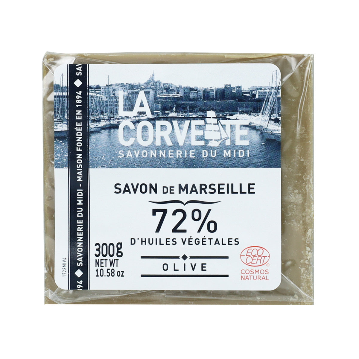 Jabón de Marsella Oliva Edición Limitada La Corvette Cubo 300g