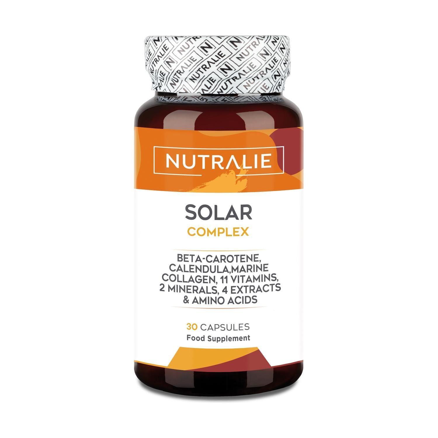 Solar Complex con Colágeno Bronceador y Protector Nutralie 30 cápsulas