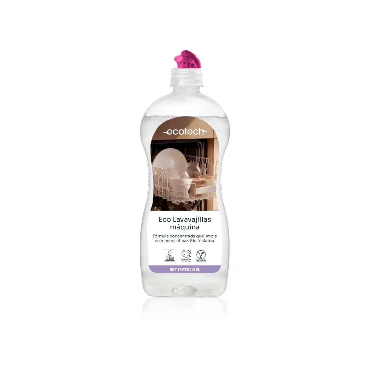 Gel detergente lavavajillas Ecotech set matic 750 ml