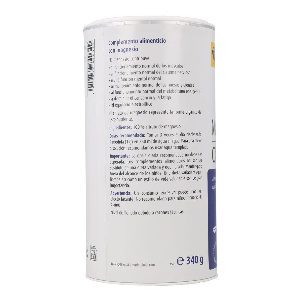 Magnesio citrato in polvere Raab 340 g