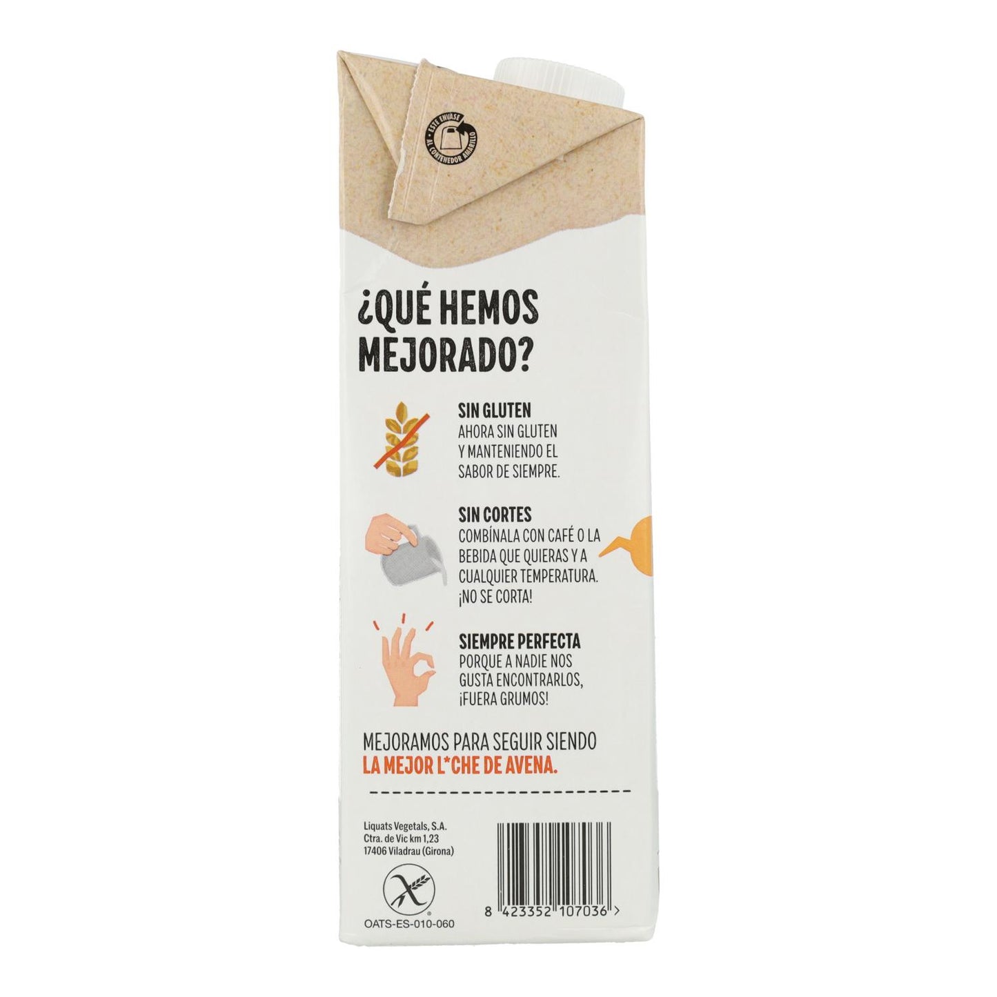 Bebida de Avena Sin Gluten Yosoy ECO 1 L
