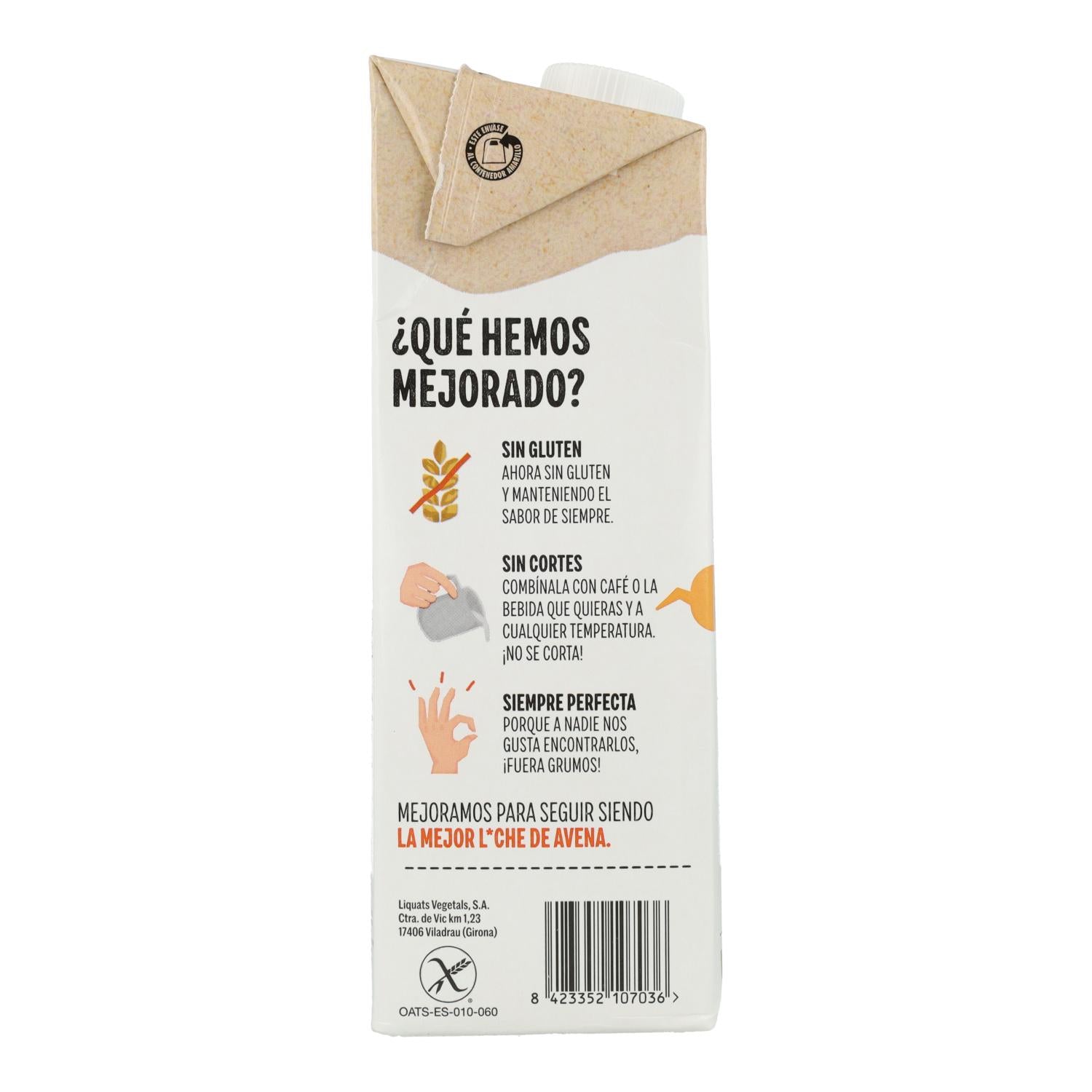 Bebida de Avena Sin Gluten Yosoy ECO 1 L