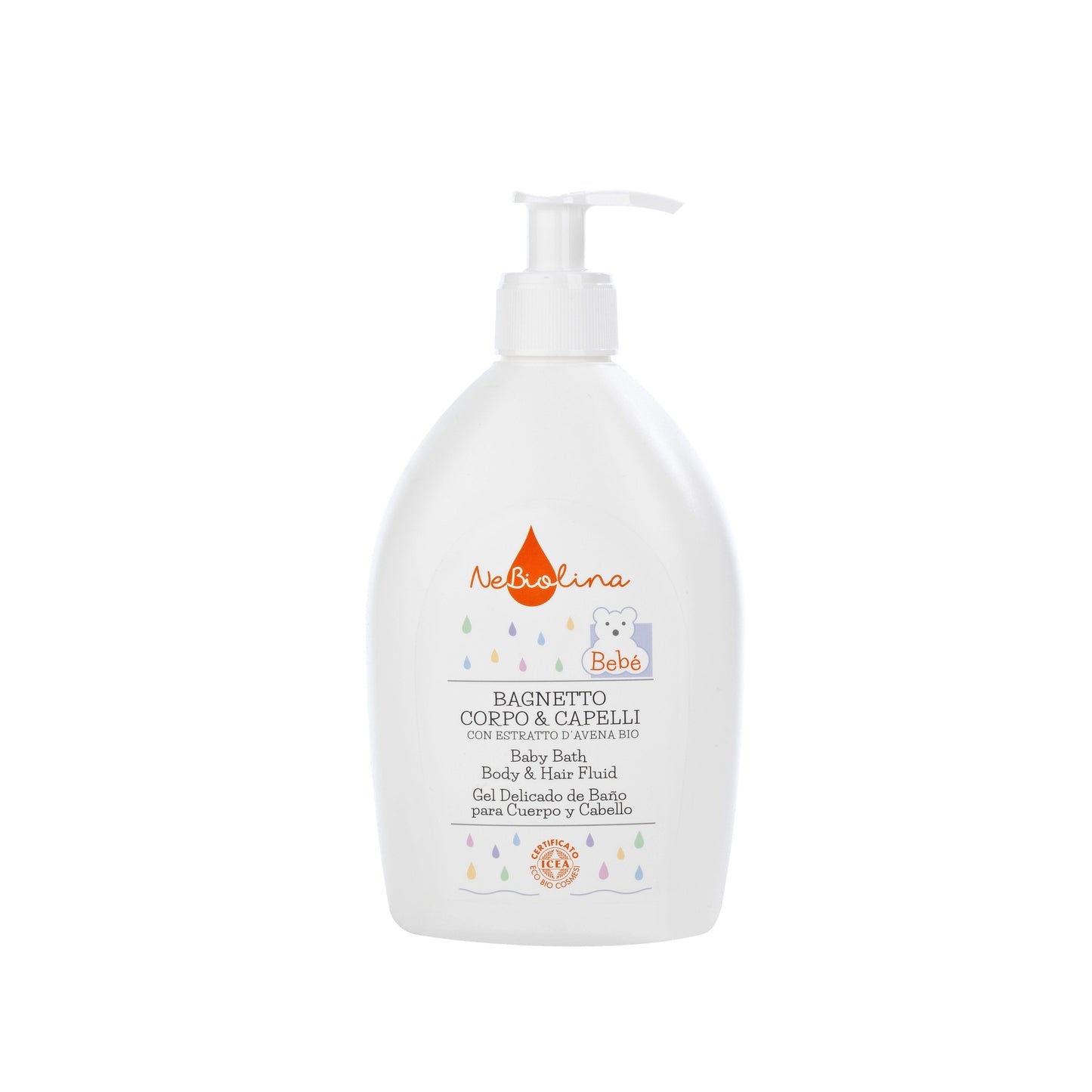 Gel & Champú bebé NeBiolina 500 ml