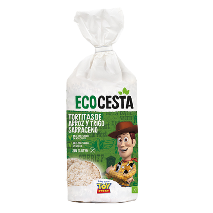 Tortitas de Arroz y Trigo Sarraceno Bio edición Disney Ecocesta 115 g