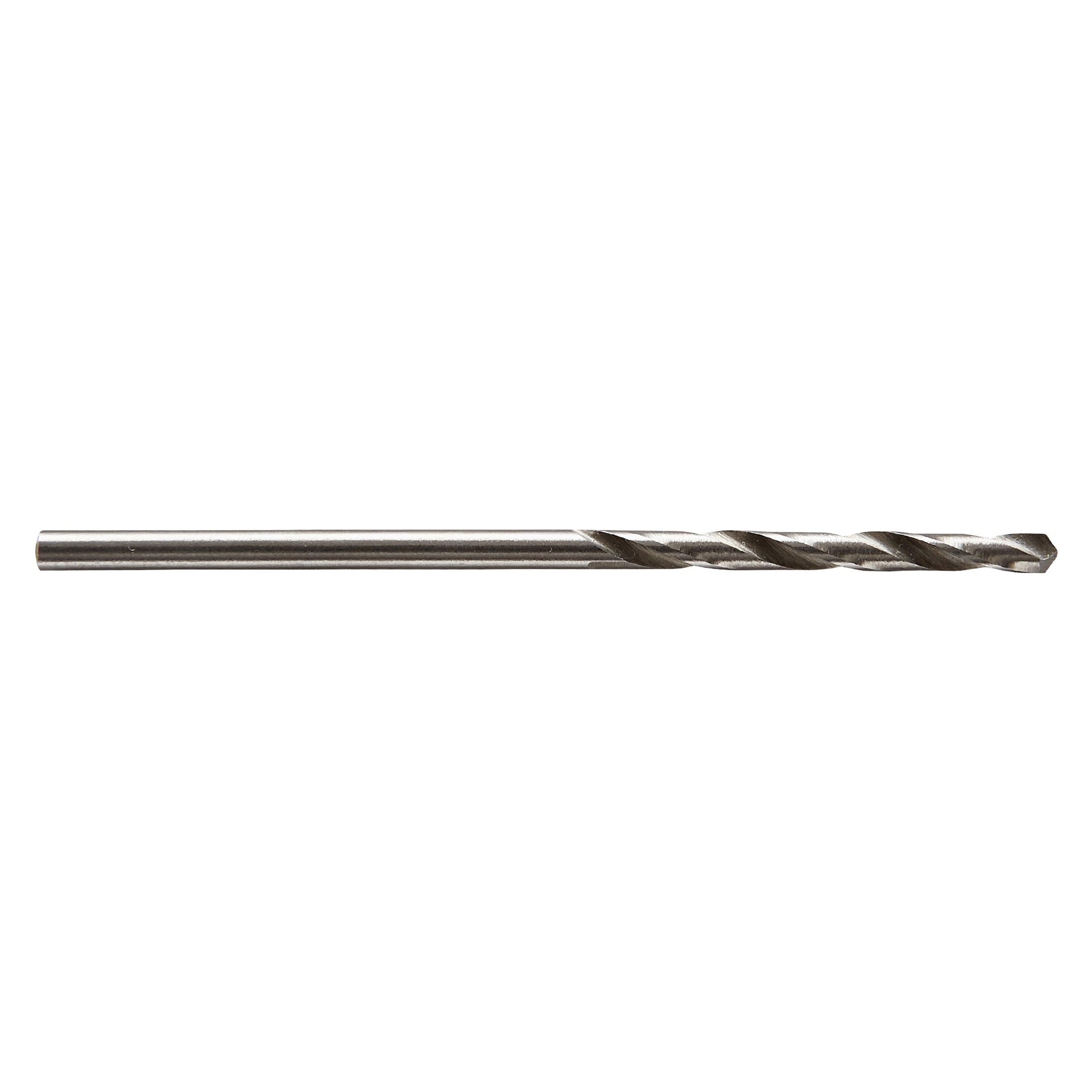 3 Brocas espirales HSS rectificadas con vástago redondo para metal Wolfcraft Ø 2,5 mm
