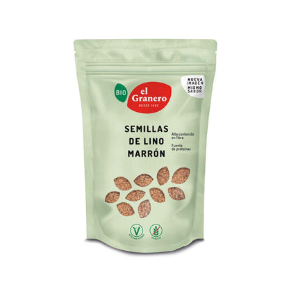 Semillas de Lino Marrón Bio El Granero 400 g