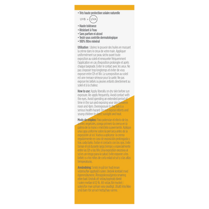 Crema Solar para Bebés SPF 50+ Hipoalergéinca Bioregena 40 ml