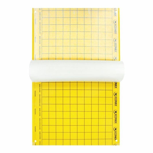 Trampa cromática amarilla mosca blanca y pulgones Econex 40 x 25 cm
