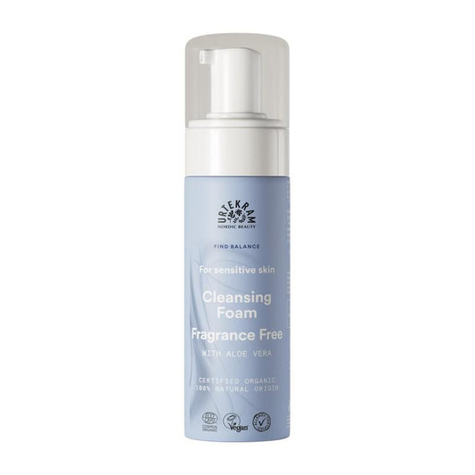 Espuma Limpiadora Facial Sin Fragancia Urtekram 150 ml